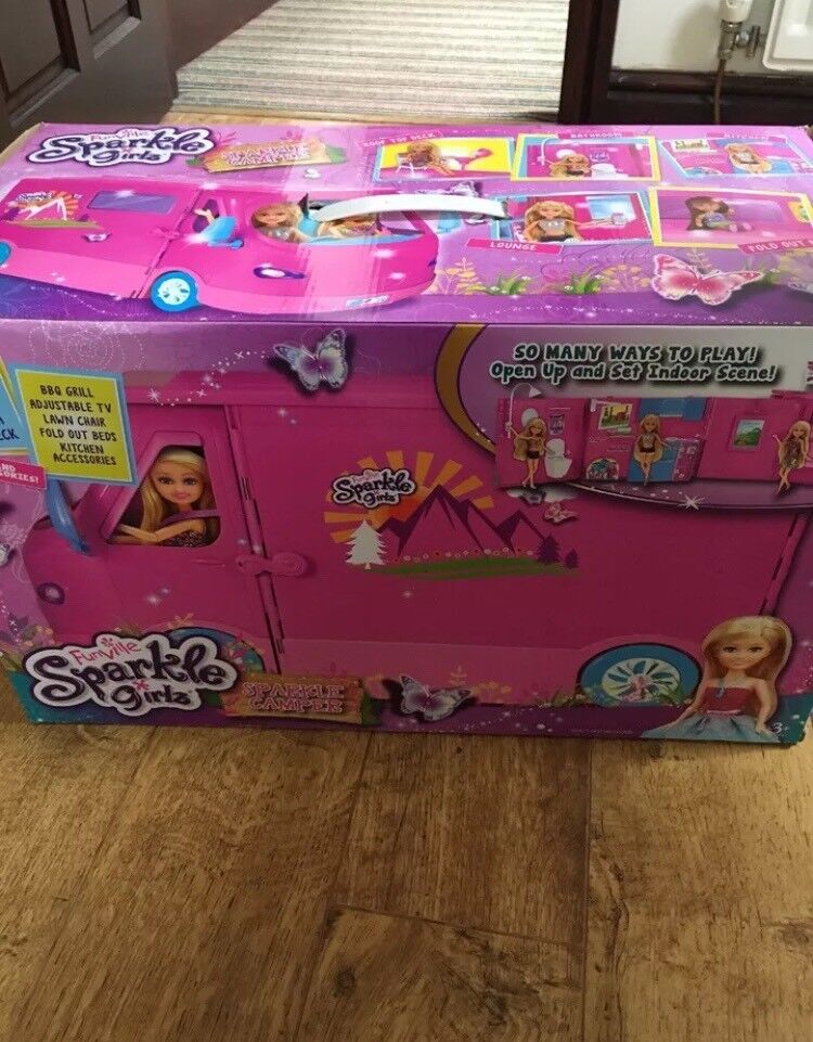 sparkle girlz campervan playset